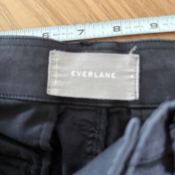 Everlane Black Button Fly Wide Leg Chinos - Picture 2 of 10